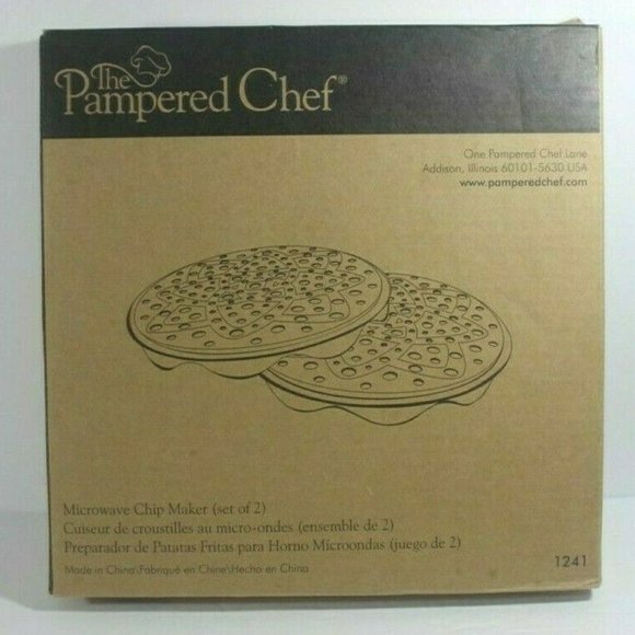 Pampered Chef chip maker 1241 silicone microwave - Picture 4 of 5
